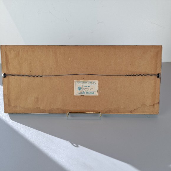 "Love Within Family" Calligraphy Framed Vintage - Picture 4 of 8